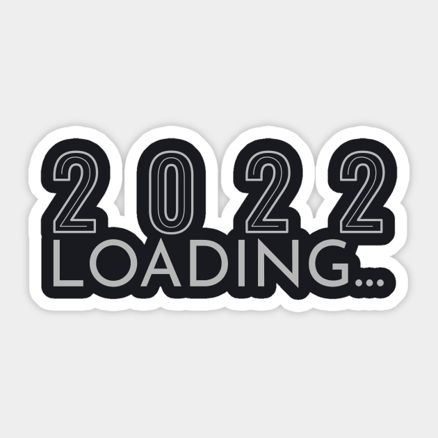 New Year - 2022 - Loading Sticker by madlymelody